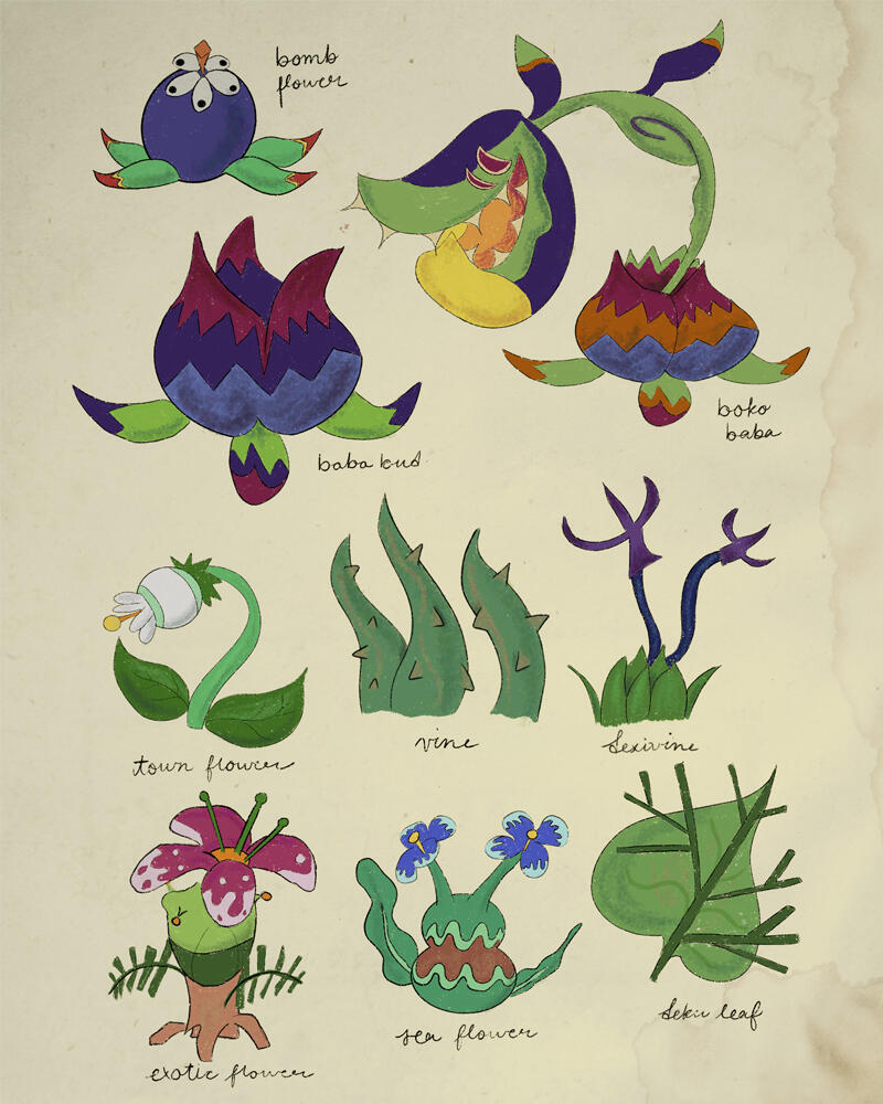 Wind Waker Botanical Guide